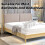 (White) 4pcs No-Slip Invisible Bed Sheet Clips for All Frames 3