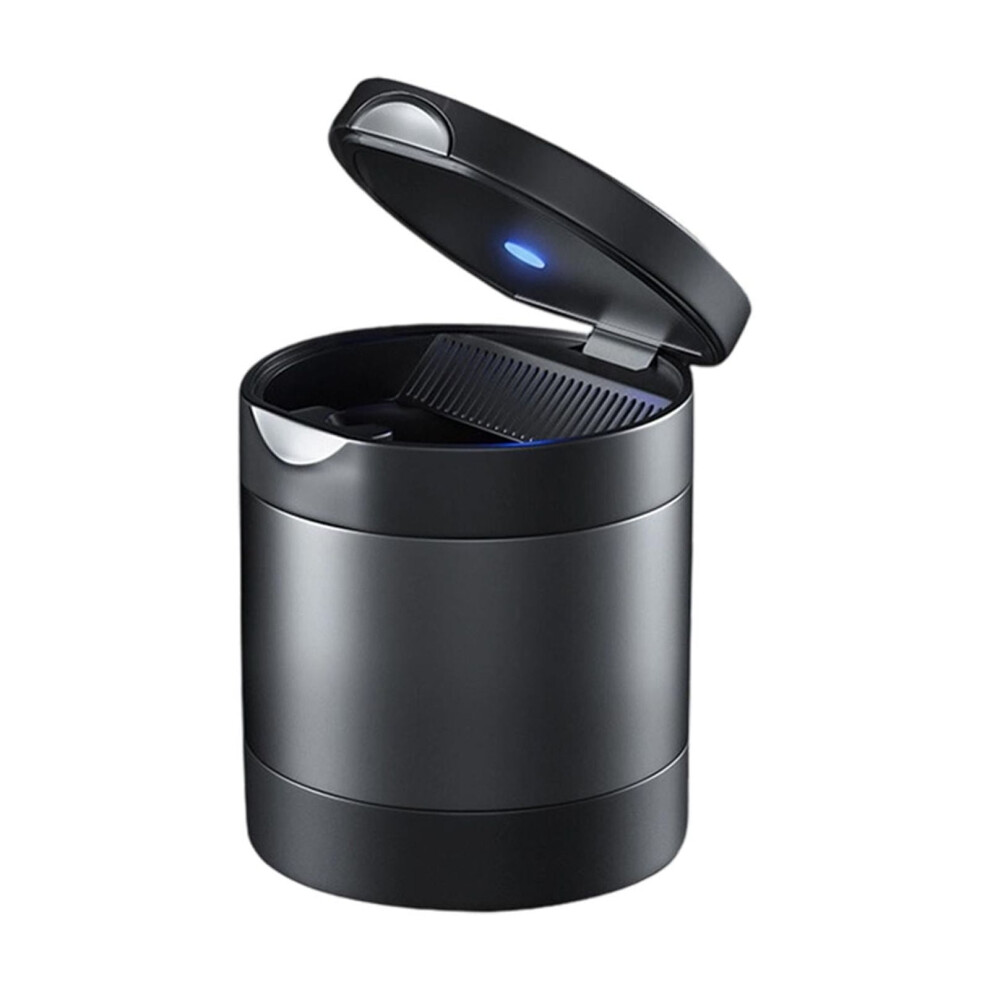 Car Ashtray Suitable Odor Isolation With Cover Ashtray With Led Blue 9448483465557