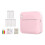 Pink Portable Photo Printer, Wireless Bluetooth, Compatible with Study Notes & Wrong Question Printing, 5 Paper Rolls 1