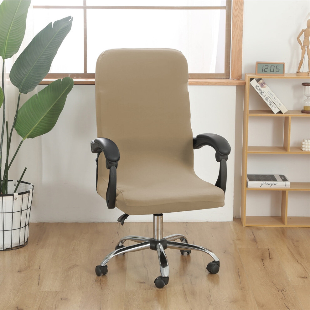 Brushed Fabric Chair Cover Â High Elastic Stretch Fit, Soft Comfort Seat Protector For Dining Room, Compatible With Most Chairs 9448483567862