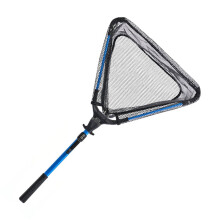 Draagbaar, opvouwbaar visnet van aluminiumlegering met telescopische uitschuifbare steel, geschikt voor zoet- en zoutwater.