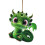 Dragon Statue Ornament Pendant Green 3.14 inch 1