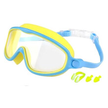 Children's Large Frame Waterproof and Anti Fog Swimming Goggles, 2025 Summer Wide View Swimming Goggles for Kids Boys Girls