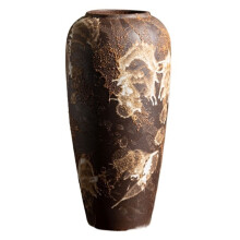 Rustic Decorative Vase, Ceramic Vase for Living Room, Vintage Fake Flower Vase