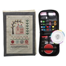 2026 New Embroidery Stitch Book Kit (10-Piece) with Tools & Tutorial – Portable, Beginner-Friendly, Compatible with All Needles