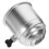 Tow Bar Ball Protection Cap Silver Plastic 1 Pack 1