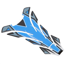 Blue Reflective 3D Fuel Tank Sticker for GSXR