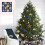 Christmas Ornaments Set Blue Silver 45 Pieces 1