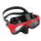 Professional Diving Action Camera Goggles, Temp Glass, Red 15