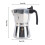 Stainless Steel Octagonal Stovetop Coffee Maker 300ML Silver 2