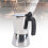 Stainless Steel Octagonal Stovetop Coffee Maker 300ML Silver 9