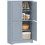 Homcom HOMCOM 110cm Kitchen Cupboard with 4 Arched Doors and 2 Adjustable Shelves 2