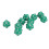 Tabletop RPG Dice Set 10PCS Green Polyhedral 20-Sided Plastic Light & Durable 16