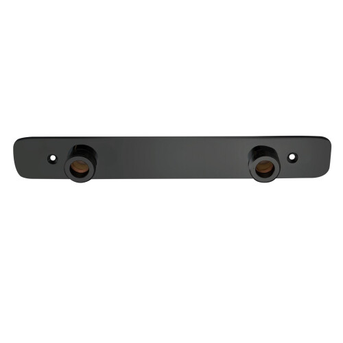NES Home Black Wall Easy Fixing Plate Kit for Bar Shower Valves
