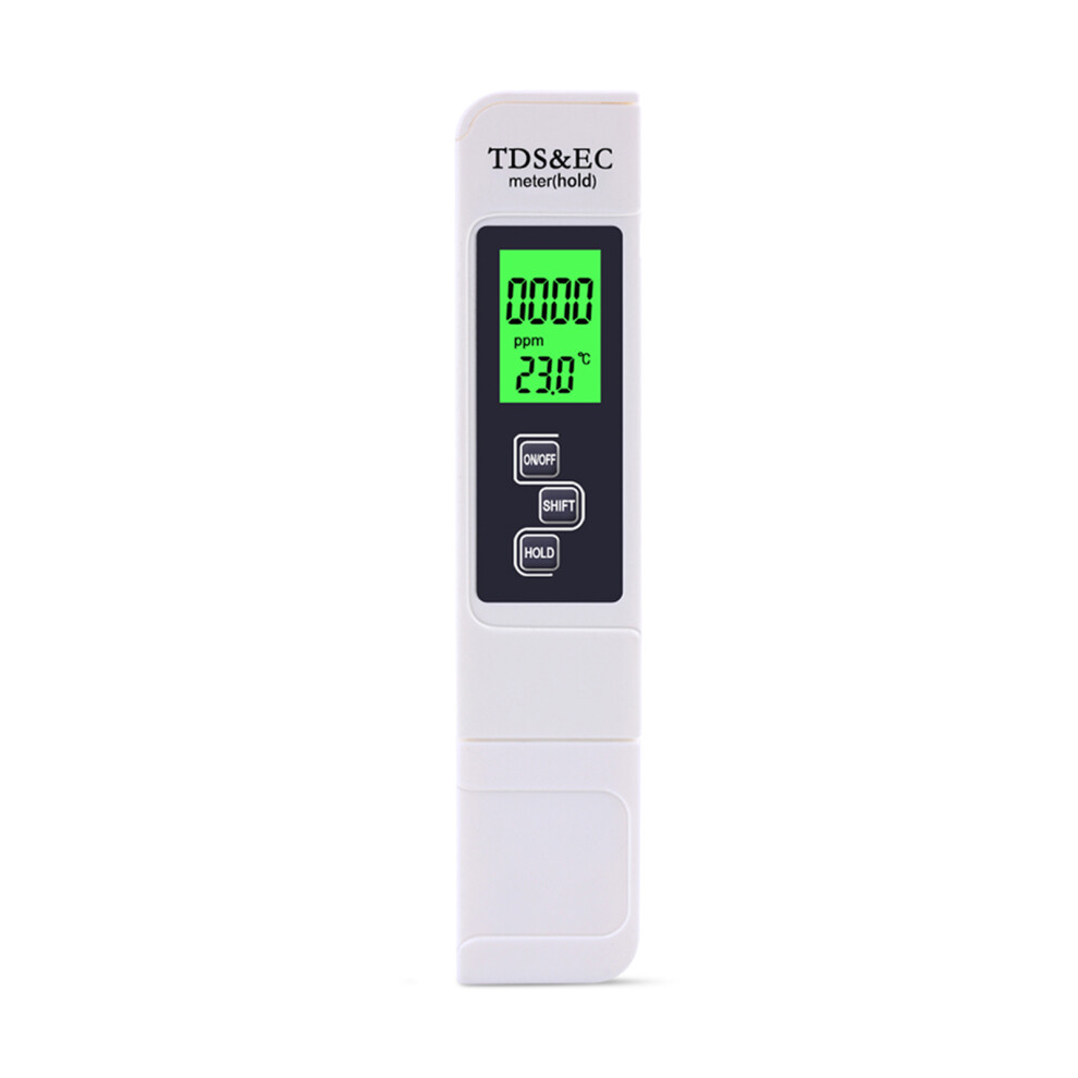3-In-1 Portable Water Quality Tds Ec Temperature Tester With Lcd Display 8081391958608