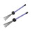2PCS Purple Retractable Steel & Rubber Drum Brushes for Percussion Instruments 15