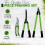 Garden shears set 3 Piece Lopper hedge cuter garden pruning Cut Tool 7