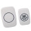 Smart Wireless Dog Door Bell Transmitter & Receiver 100‑240V EU Plug White 3
