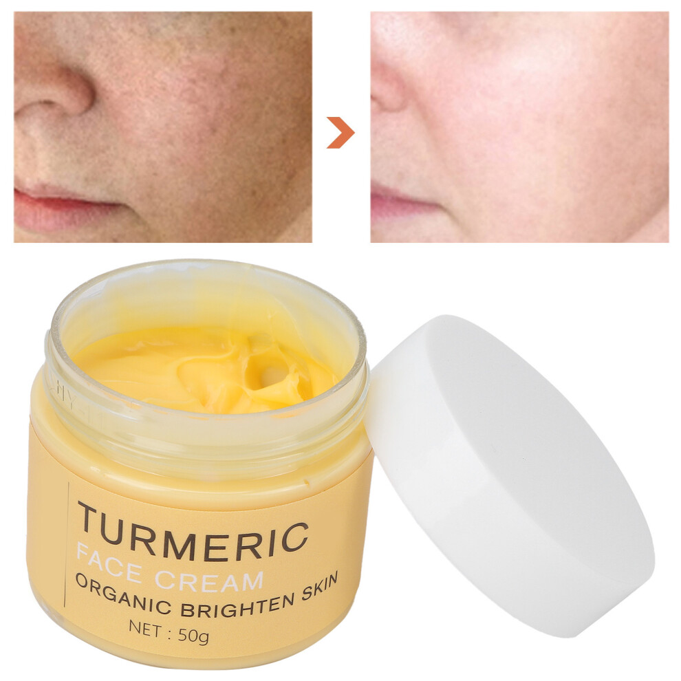 Cream Turmeric Facial 1.8Oz - Hydrating, Brightening & Pore Size Repair