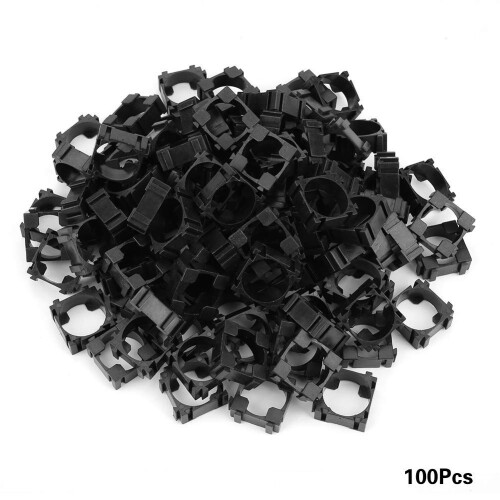 100PCS 18650 Liion Battery Holder Bracket, Modular Linking Design for DIY Lithium Battery Pack 1