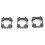 100PCS 18650 Liion Battery Holder Bracket, Modular Linking Design for DIY Lithium Battery Pack 5