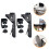 4 Pièces Support Pliable Clavier D'Ordinateur Support D'Extension de Bureau Support de Bras de Clavier Support de Bureau Pliant pour Moniteur 3