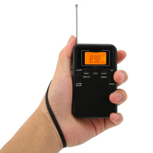 Tragbarer Digitaler Taschenradio AM/FM Empfänger mit langer Reichweite und Gehäuse aus ABS