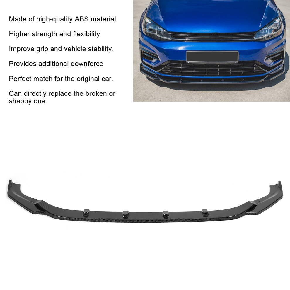 3 Piece Splitter Lip Golf R Mk7.5 7444352643998