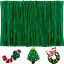 400pcs Pipe Cleaners, Pipe Cleaners for Crafts, Supplies Multicolor Chenille Stems for DIY (12inchx6mm,20colors)