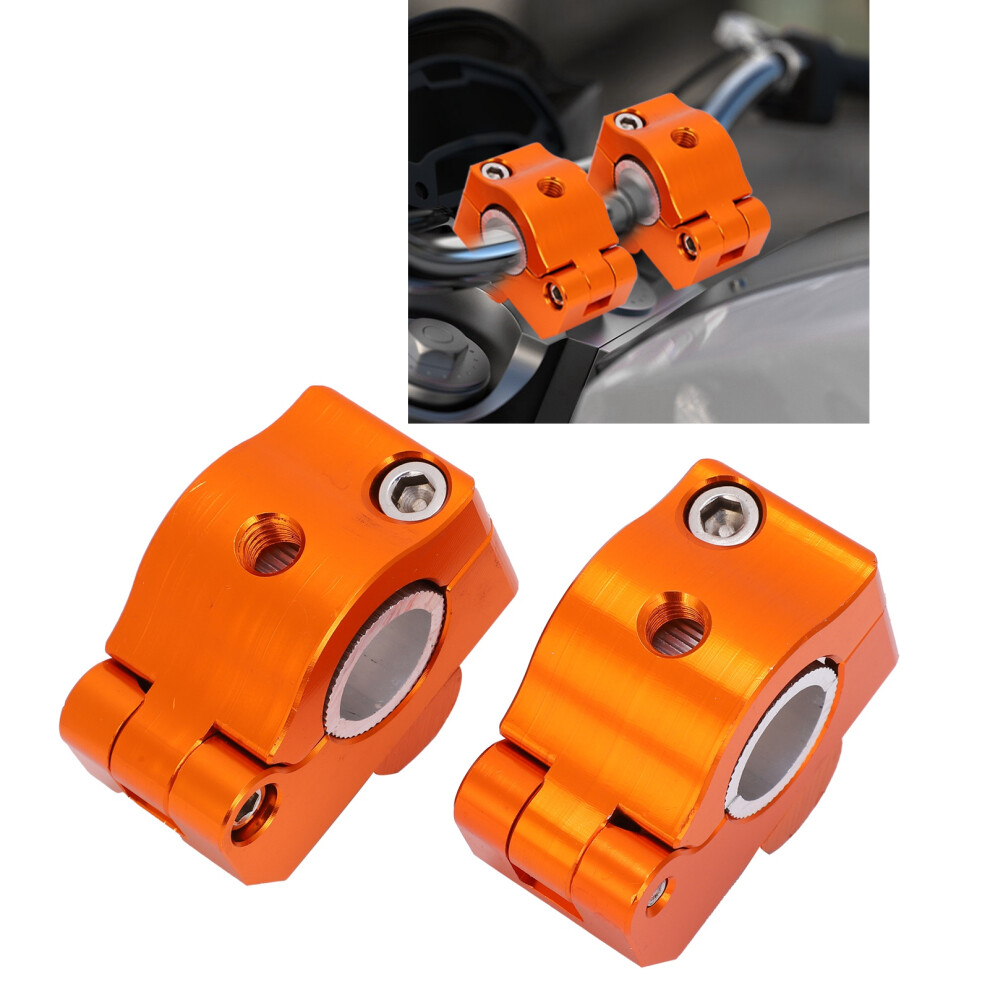 Metal Handlebar Press Block Reinforcement 0.4In Expansion Hole Orange 8241391497280