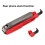 Stainless Steel Nail Clippers Set 8cm Multi-Function Grooming Kit (Red Black) 13