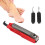 Stainless Steel Nail Clippers Set 8cm Multi-Function Grooming Kit (Red Black) 14