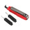 Stainless Steel Nail Clippers Set 8cm Multi-Function Grooming Kit (Red Black) 15