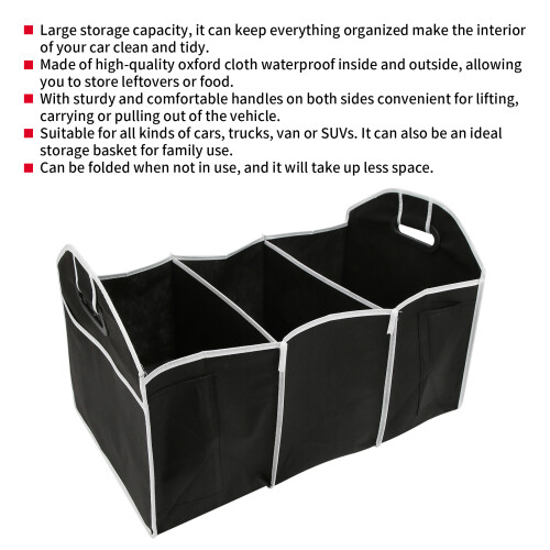 Folding Boot Organiser for SUVs & Vans