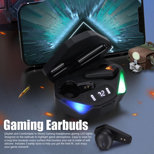 Y-01 Bluetooth 5.0 Gaming Earbuds, 40mAh Battery, 4H Playtime 2