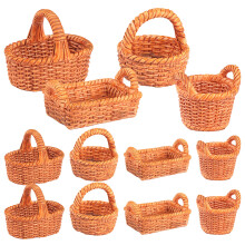 20Pièces Paniers Miniatures En Résine Pour Maison De