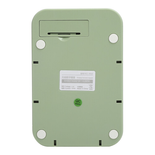 Wireless Mechanical Numeric Keypad, 18 Keys, Green, 10m Range 2