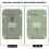 Wireless Mechanical Numeric Keypad, 18 Keys, Green, 10m Range 7