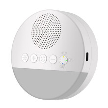 White Noise Sleep Machine 1200mAh 9x9x3.1cm in White