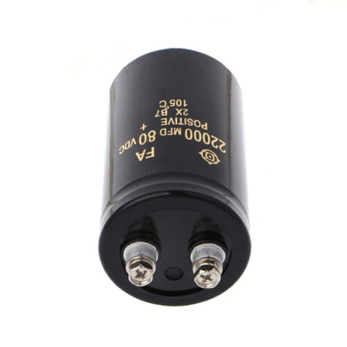 4X 2200UF/80V High Capacity Bolt Type Electrolytic Capacitor 50x80mm 1