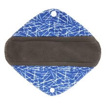 Reusable Bamboo Charcoal Leakproof Menstrual Pad 19x21cm Skin-Friendly