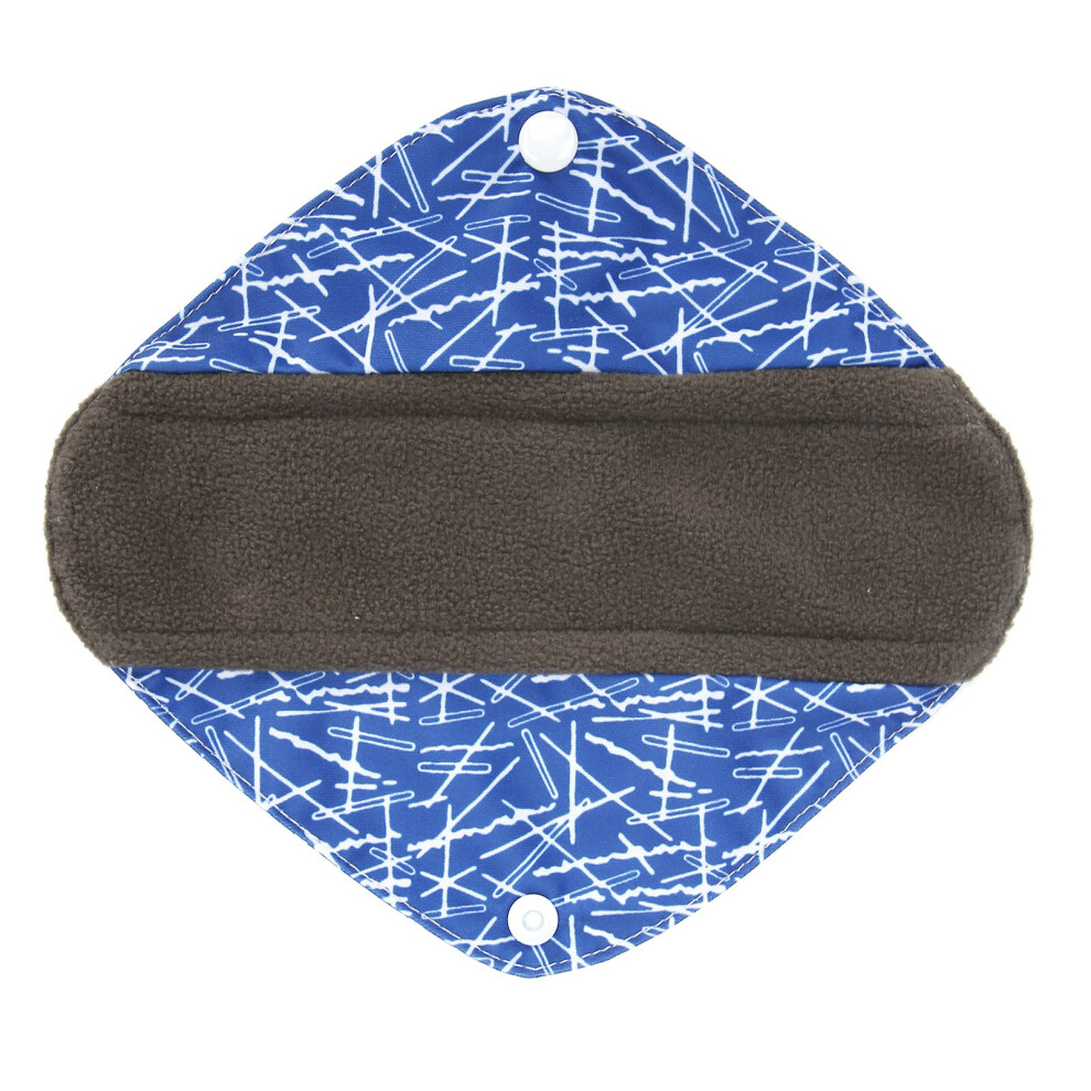 Reusable Bamboo Charcoal Leakproof Menstrual Pad 19x21cm Skin-Friendly