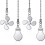 8X Ceiling Fan Pull Chain Fan Extension Chain Fan Chain Pulls Decorative 12 Inch Ceiling Fan Chain Extender Ornament D 2