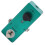 Boostor vert métallique pédale de boost clair bouton bypass 13