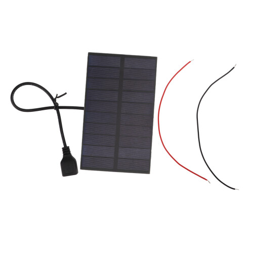 1.5W 5V Monocrystalline Silicon Solar Panel with USB Interface Flexible Mini 2