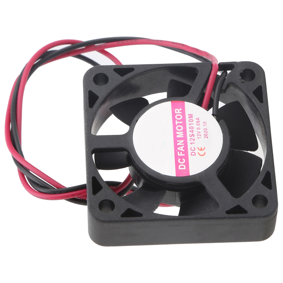 12V Plastic Dc Cooling Fan 40X40x10mm Heat Dissipation 0.09A 4981391500798