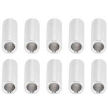 10Pcs Aluminum Alloy Round Spacers 6mm OD, 16.5mm Long, Anodized