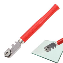 Glass Cutter Portable 130mm Wooden Handle