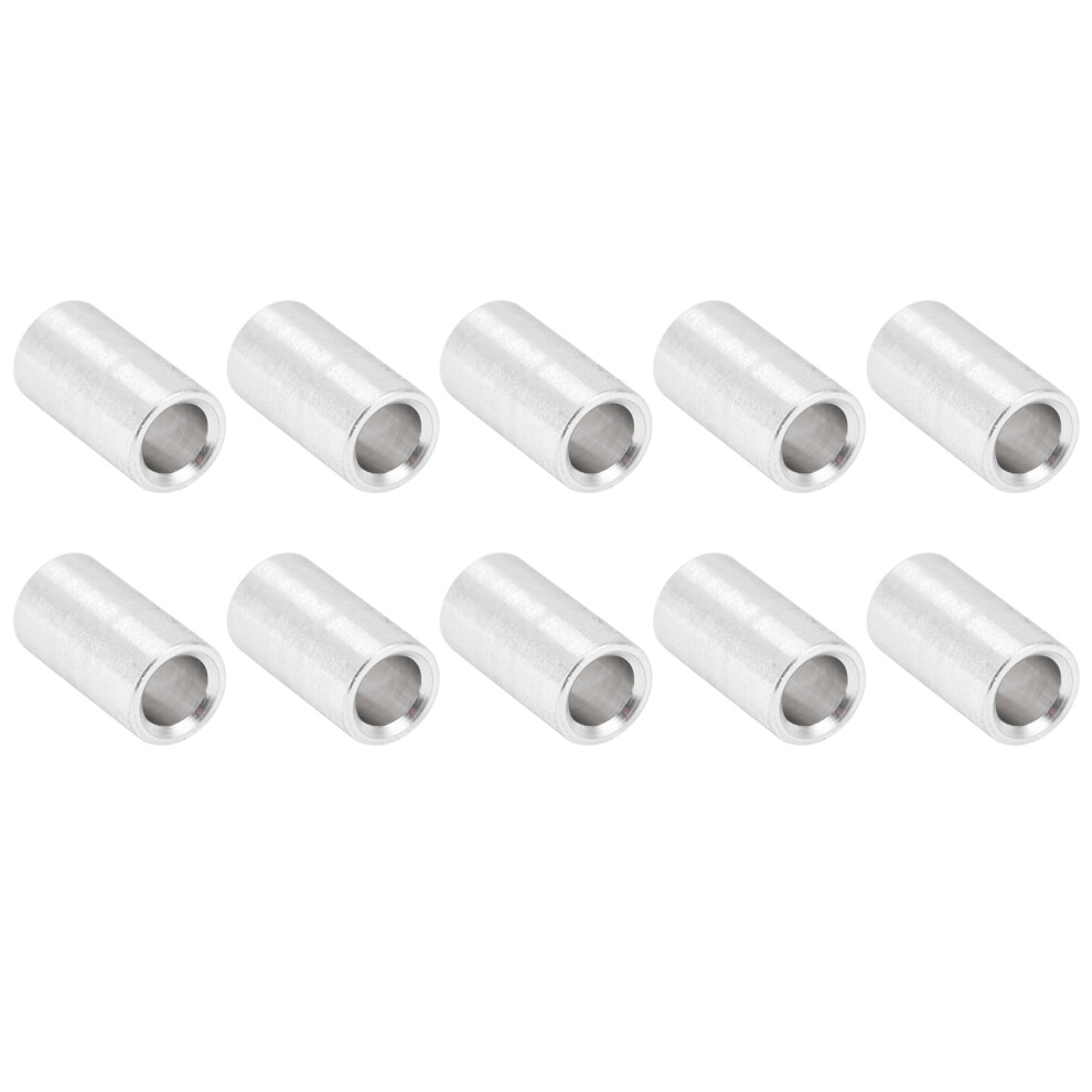 Bulk 10 Aluminium Alloy Round Spacers 6Mm Od 12Mm Length Unthreaded Support 7661391502448