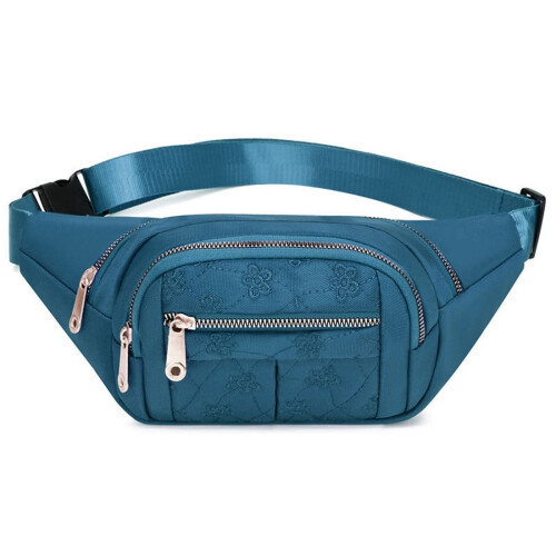 Sac banane AIGIA en polyester avec 3 poches zippées